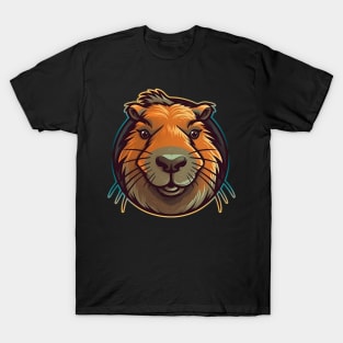 Pretty capybara head T-Shirt